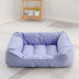 Cama quadrada à prova d'água com resfriamento médio para cães e gatos