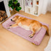 Deluxe Fluffy Full Support Ansieving Larm Bed para perros