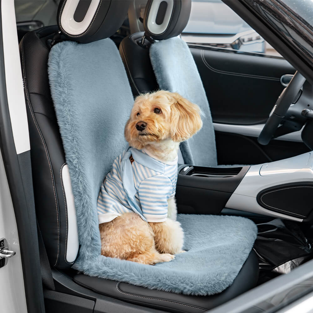 Cubierta de asiento de carro de perro humano de lujoso y lujoso