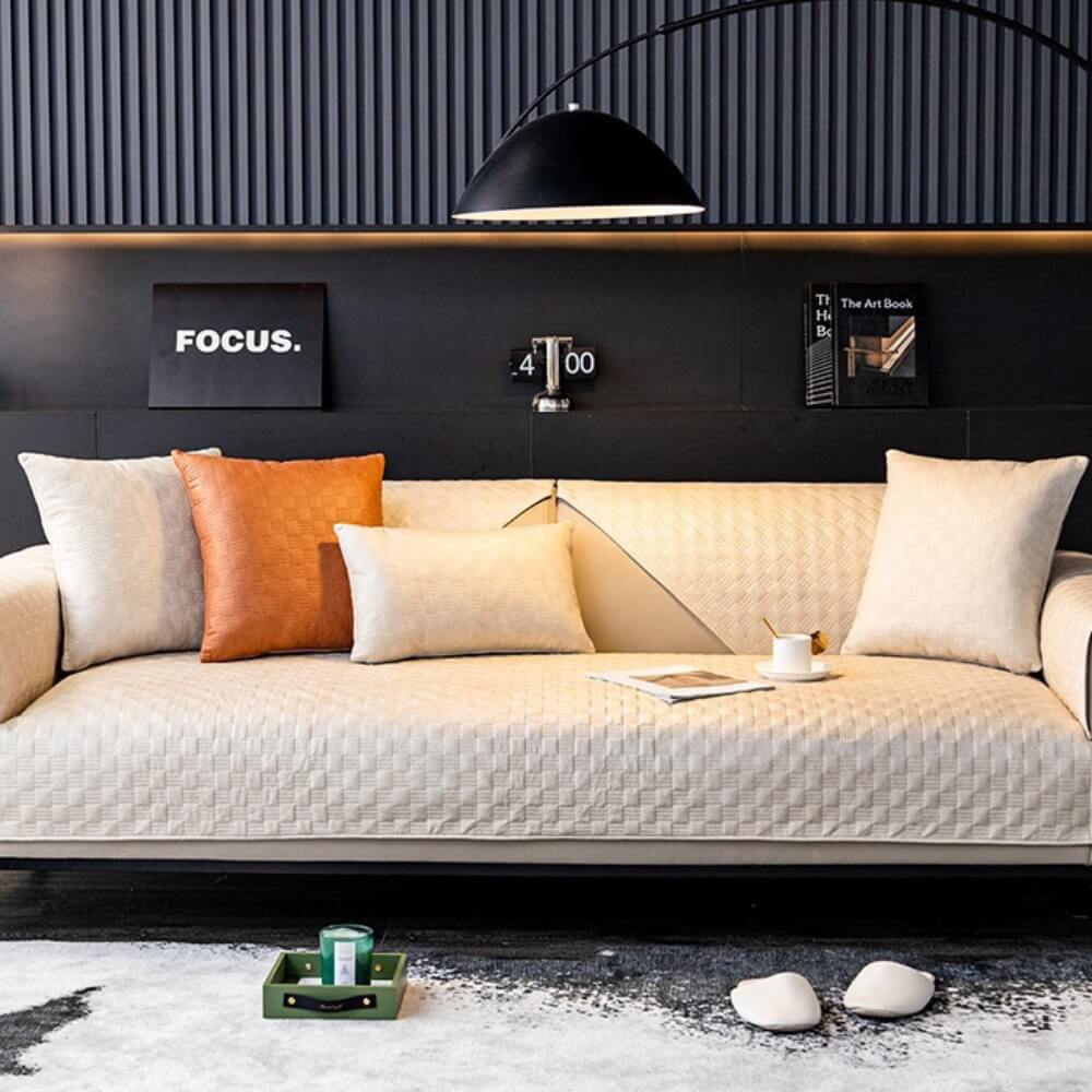 Cubierta de sofá de tela de tela de tela impermeable para la cubierta del sofá de protección de muebles