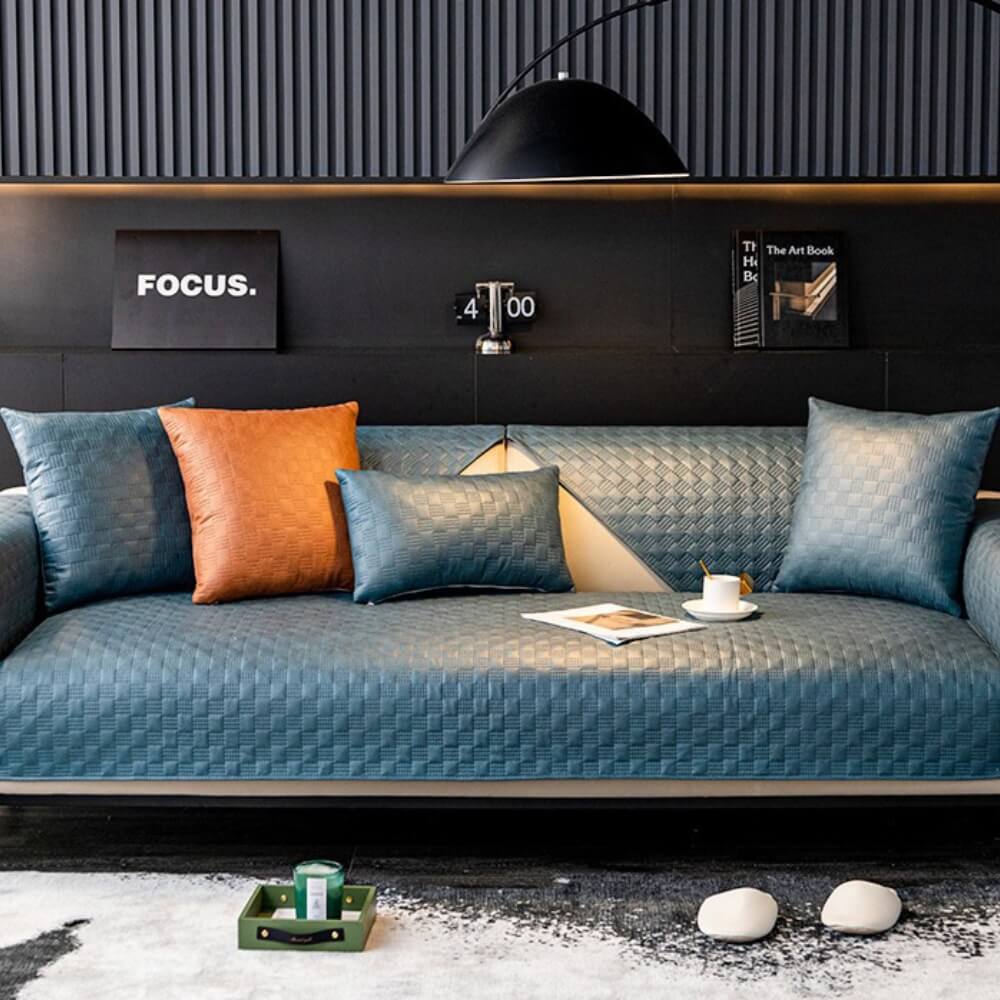 Cubierta de sofá de tela de tela de tela impermeable para la cubierta del sofá de protección de muebles