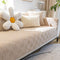 Weave Pattern Cotton Quilted Sectional Couch Cover