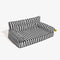 Stripe Waterproof Foldable Large Dog Sofa Bed - Sunny Siesta