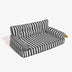 Stripe Waterproof Foldable Large Dog Sofa Bed - Sunny Siesta