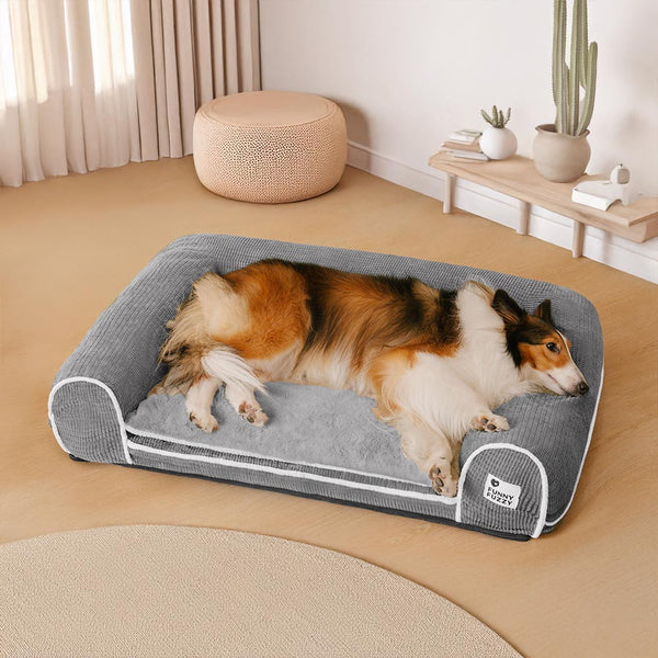 Cama de perro ortopédico de doble capa de lujo