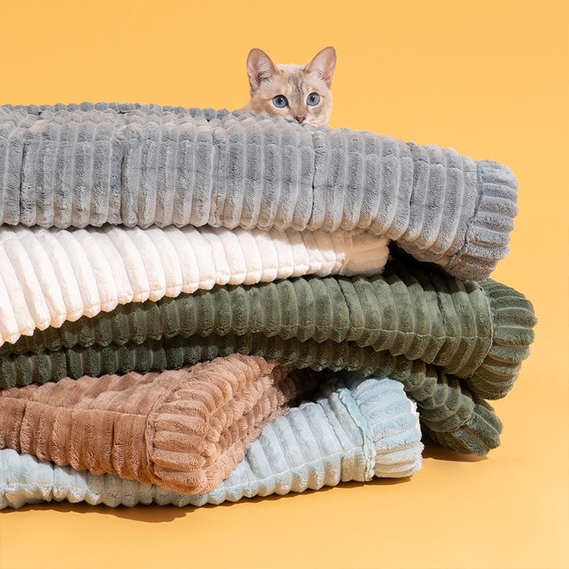 Lazy Soft Flannel Breathable Pet Mat Non-slip Couch Covers