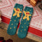 Écharpe tricotée de noël, chaussettes assorties pour animal de compagnie et propriétaire
