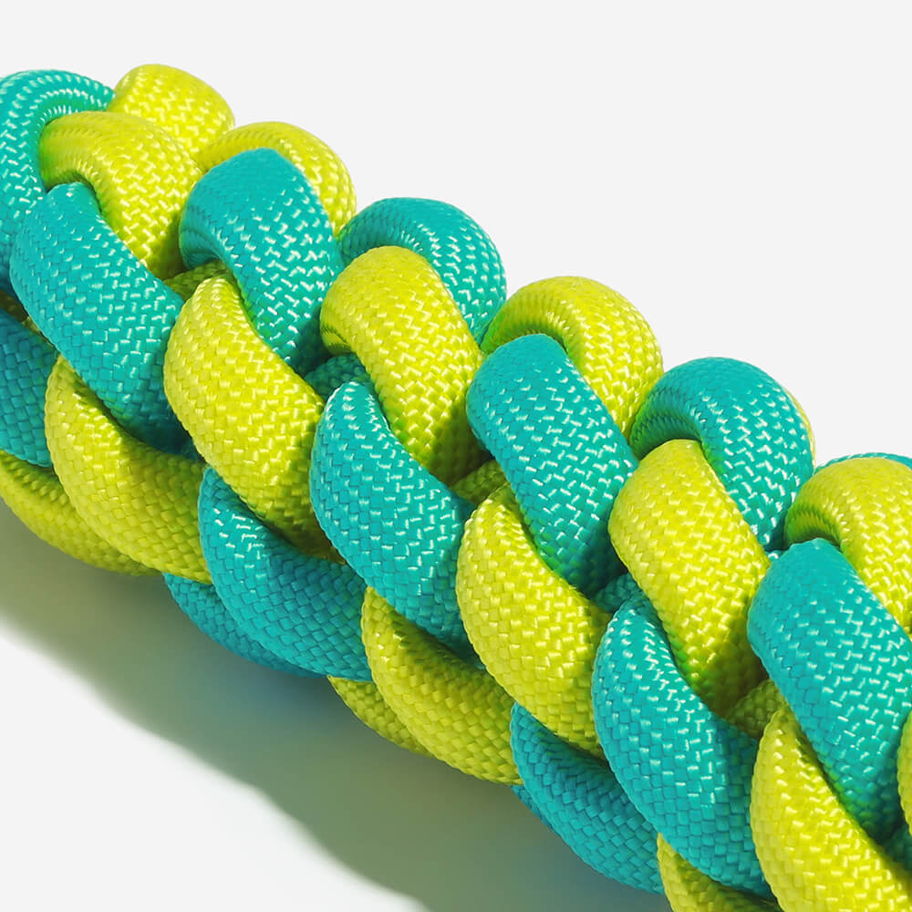Braided Rope Stick Tug Dog Toy - Color Clash - FUNNYFUZZY