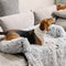 Calming Furniture Protector Dog Bed - Fuzzy Backrest - FUNNYFUZZY
