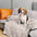 Calming Furniture Protector Dog Bed - Fuzzy Backrest - FUNNYFUZZY
