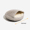 Calming Plush Semi-Enclosed Pet Nest Pita Bed For Dogs - FUNNYFUZZY