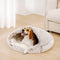 Calming Plush Semi-Enclosed Pet Nest Pita Bed For Dogs - FUNNYFUZZY