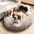 Large Round Dog Bed - Fuzzy Paw - FUNNYFUZZY