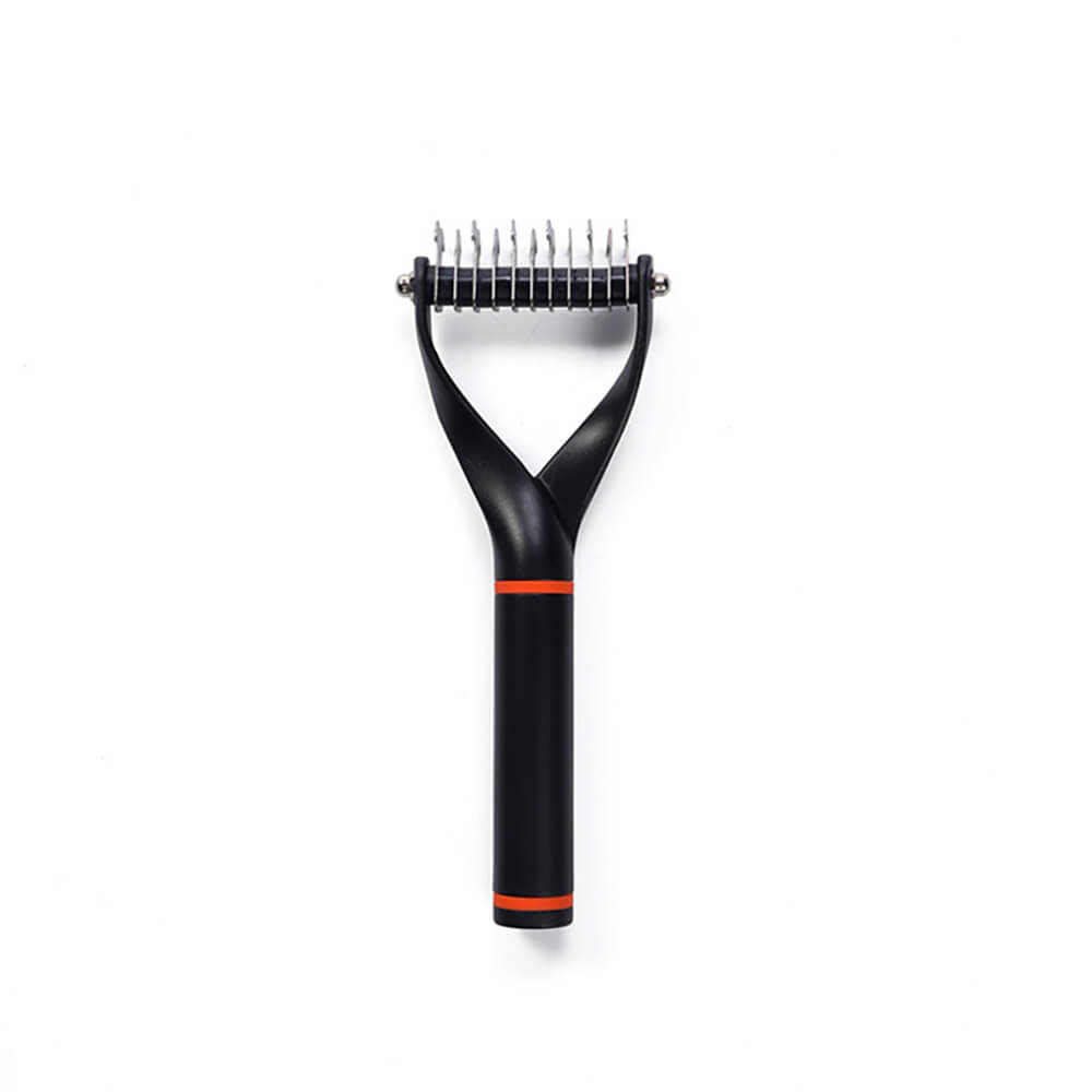Pet Safe Dematting Comb Rake - Double Sided Blades - FUNNYFUZZY