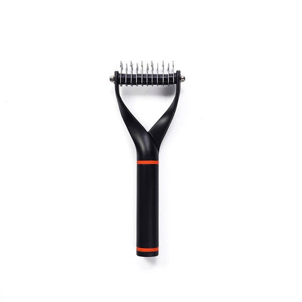 Pet Safe Dematting Comb Rake - Double Sided Blades - FUNNYFUZZY