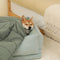 Leaf Shape Dog Blanket With Donut Dog Bed Luxury Dog Gifts - FUNNYFUZZY