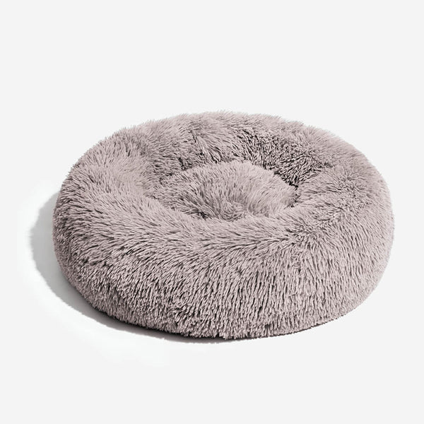 Fuzzy Round Fluffy Dog Bed - FUNNYFUZZY