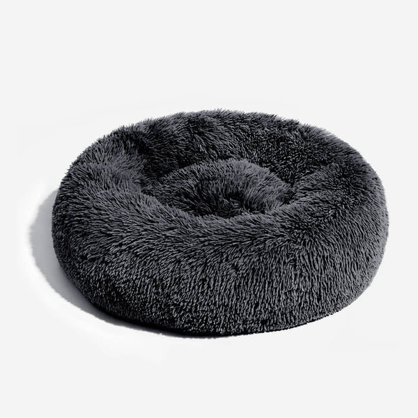 Fuzzy Round Fluffy Dog Bed - FUNNYFUZZY